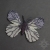Fioletowy motyl, broszka, beading / Sol / Biżuteria / Broszki