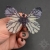 Fioletowy motyl, broszka, beading / Sol / Biżuteria / Broszki