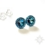 Bermuda blue II, kolczyki z kryształami Swarovskiego, beading / Sol / Biżuteria / Kolczyki