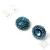 Bermuda blue II, kolczyki z kryształami Swarovskiego, beading / Sol / Biżuteria / Kolczyki
