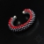 Arfarn, smocza bransoleta cuff, beading / Sol / Biżuteria / Bransolety