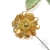 Szpila golden shadow, broszka, beading / Sol / Biżuteria / Broszki