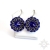 Majestic Blue III, kolczyki z kryształami Swarovskiego, beading / Sol / Biżuteria / Kolczyki