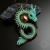 Lirveth, wisior ze smokiem, beading / Sol / Biżuteria / Wisiory
