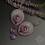 Myricae, kolczyki z agatami brazylijskimi, haft koralikowy / Sol / Biżuteria / Kolczyki