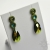 Scarabaeus Green, kolczyki z kryształami Swarovskiego, beading / Sol / Biżuteria / Kolczyki