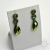 Scarabaeus Green, kolczyki z kryształami Swarovskiego, beading / Sol / Biżuteria / Kolczyki