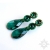 Emerald, kolczyki z kryształami Swarovskiego, beading / Sol / Biżuteria / Kolczyki