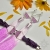 Vasaros - fioletowe kolczyki z chwostami, beading / Sol / Biżuteria / Kolczyki