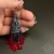 Penari, grafitowe "indiańskie" kolczyki, beading / Sol / Biżuteria / Kolczyki