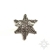 Starry Night, pierścionek z kryształem Swarovskiego, beading / Sol / Biżuteria / Pierścionki