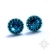 Bermuda blue I, kolczyki z kryształami Swarovskiego, beading / Sol / Biżuteria / Kolczyki
