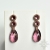 Antique Pink, kolczyki z kryształami Swarovskiego, beading / Sol / Biżuteria / Kolczyki