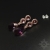 Antique Pink, kolczyki z kryształami Swarovskiego, beading / Sol / Biżuteria / Kolczyki