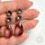 Antique Pink, kolczyki z kryształami Swarovskiego, beading / Sol / Biżuteria / Kolczyki