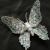 Zimowy motyl, broszka, beading / Sol / Biżuteria / Broszki