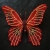Walentynkowy motyl, brosza, beading / Sol / Biżuteria / Broszki