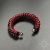 Shagrax, smocza bransoleta cuff, beading / Sol / Biżuteria / Bransolety