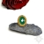 Aldantil, pierścionek z chalcedonem, beading / Sol / Biżuteria / Pierścionki