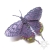Nocny motyl II, broszka, beading / Sol / Biżuteria / Broszki