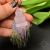 Casaan, fioletowozielone "indiańskie" kolczyki, beading / Sol / Biżuteria / Kolczyki