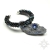 Heliotrope, pierścionek z kryształem Swarovskiego, beading / Sol / Biżuteria / Pierścionki