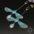 Titania, skrzydlate kolczyki z kryształami Swarovskiego i jadeitem, beading / Sol / Biżuteria / Kolczyki