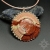 Farverige, medalion z agatem crazy lace, haft koralikowy / Sol / Biżuteria / Wisiory