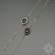 Gorm II, bransoletka z fasetowanym szafirem, beading / Sol / Biżuteria / Bransolety