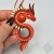 Amnirih, wisior ze smokiem, beading / Sol / Biżuteria / Wisiory
