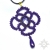 Safaia, ażurowy wisior z lapis lazuli, beading / Sol / Biżuteria / Wisiory