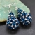 Ażurowe krople z hematytu I, kolczyki, beading / Sol / Biżuteria / Kolczyki