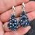 Ażurowe krople z hematytu I, kolczyki, beading / Sol / Biżuteria / Kolczyki