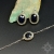 Gorm II, bransoletka z fasetowanym szafirem, beading / Sol / Biżuteria / Bransolety