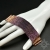 Purple Ombre, wyplatana bransoleta, beading / Sol / Biżuteria / Bransolety