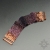 Purple Ombre, wyplatana bransoleta, beading / Sol / Biżuteria / Bransolety