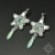 Gwiazdy crystal AB, kolczyki z kryształami Swarovskiego, beading / Sol / Biżuteria / Kolczyki