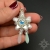 Gwiazdy crystal AB, kolczyki z kryształami Swarovskiego, beading / Sol / Biżuteria / Kolczyki