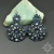 Fanais, ażurowe kolczyki z kryształkami, beading / Sol / Biżuteria / Kolczyki