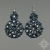 Fanais, ażurowe kolczyki z kryształkami, beading / Sol / Biżuteria / Kolczyki