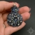 Fanais, ażurowe kolczyki z kryształkami, beading / Sol / Biżuteria / Kolczyki