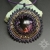 Arrecife, wisior z żywicą, haft koralikowy, beading / Sol / Biżuteria / Wisiory