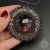 Arrecife, wisior z żywicą, haft koralikowy, beading / Sol / Biżuteria / Wisiory
