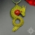 Edirinth, wisior ze smokiem, beading / Sol / Biżuteria / Wisiory