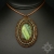 Alfatre, wisior z labradorytem, haft koralikowy, beading / Sol / Biżuteria / Wisiory