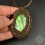 Alfatre, wisior z labradorytem, haft koralikowy, beading / Sol / Biżuteria / Wisiory