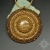 Escudo, wisior z aragonitem, haft koralikowy / Sol / Biżuteria / Wisiory