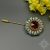 Marsala, szpila, broszka, beading / Sol / Biżuteria / Broszki