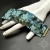 Forget Me Not, szeroka wyplatana bransoleta, beading / Sol / Biżuteria / Bransolety