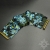 Forget Me Not, szeroka wyplatana bransoleta, beading / Sol / Biżuteria / Bransolety